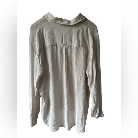 By Together Long Sleeve Button Up Blouse Shirt - Picture 6 of 14